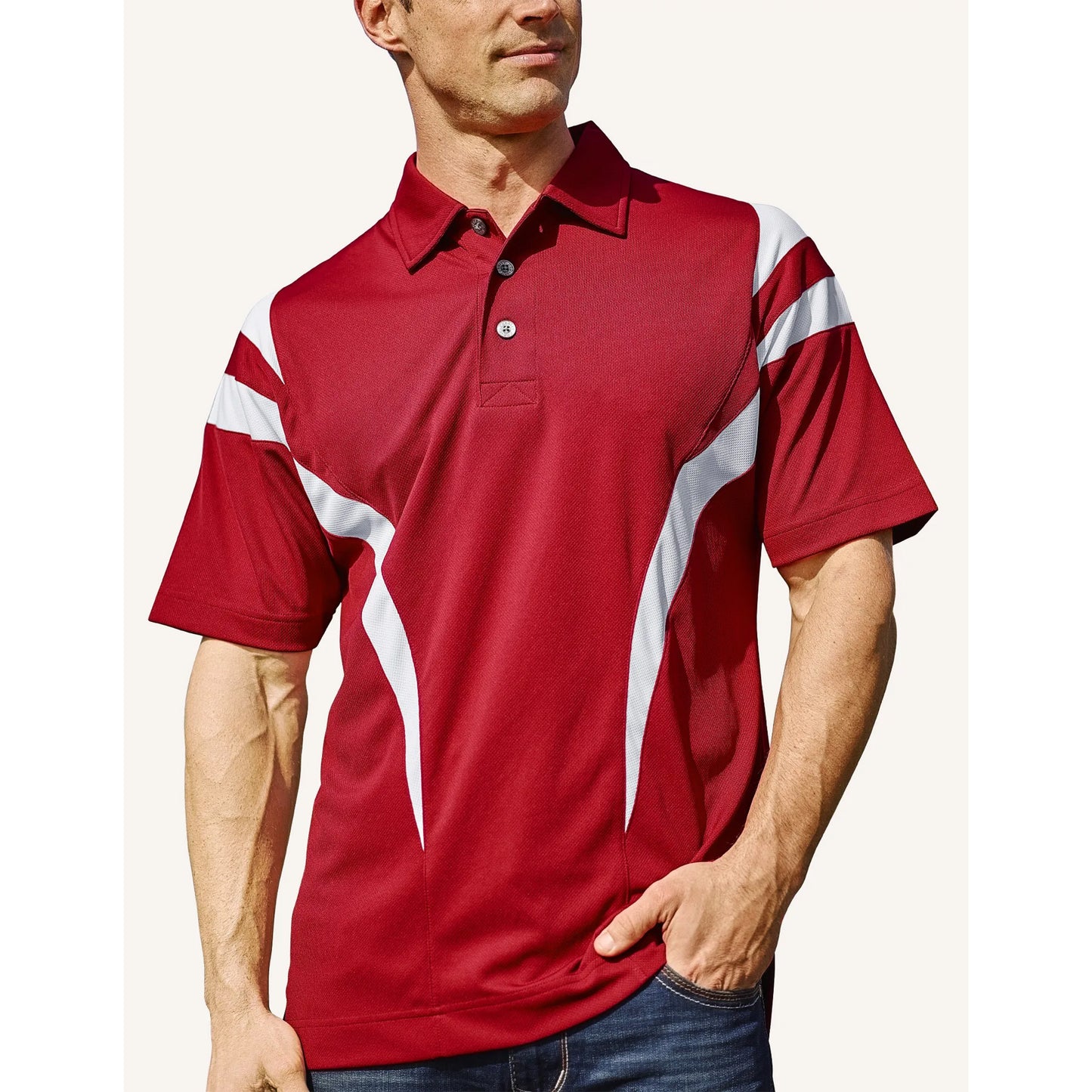 Pro Celebrity Men's Flame Thrower Polo Shirt