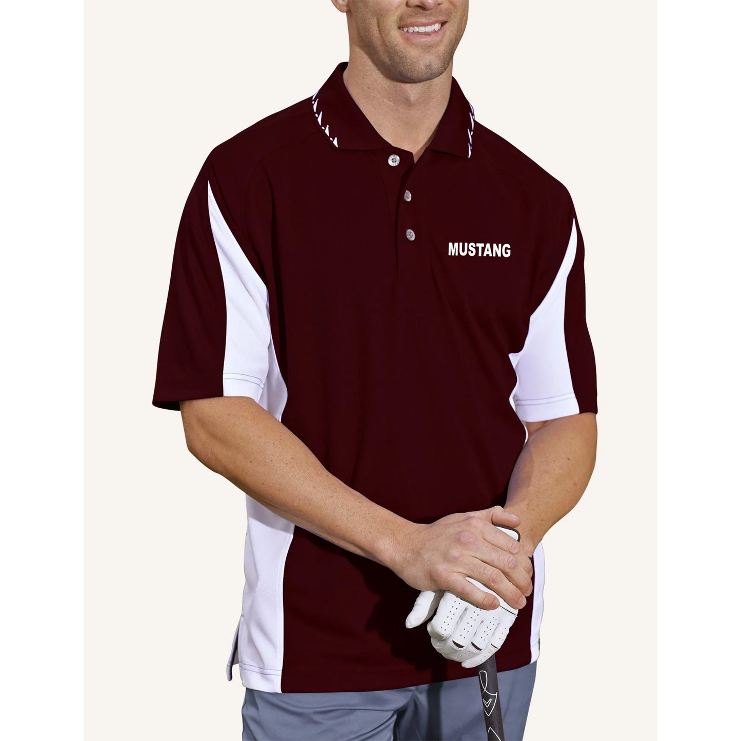Pro Celebrity Men's Mustang Polo Shirt