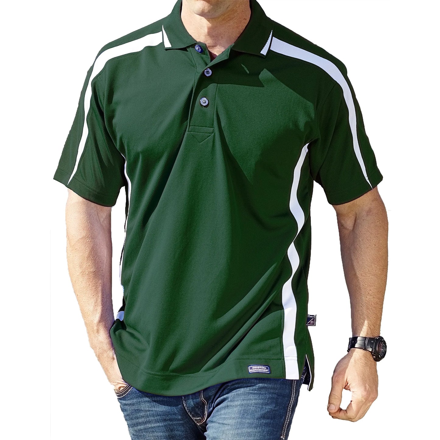Pro Celebrity Men's American Patriot Polo Shirt