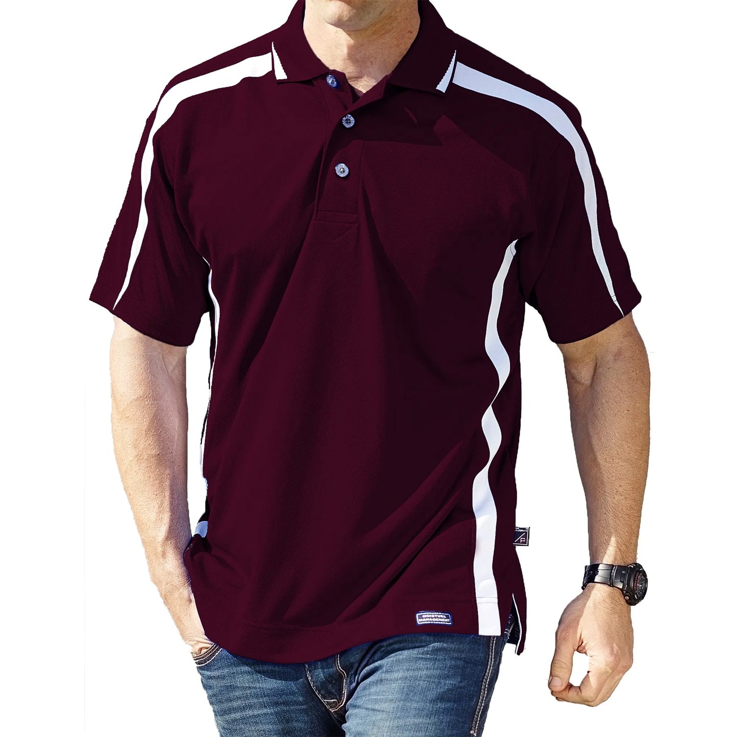 Pro Celebrity Men's American Patriot Polo Shirt
