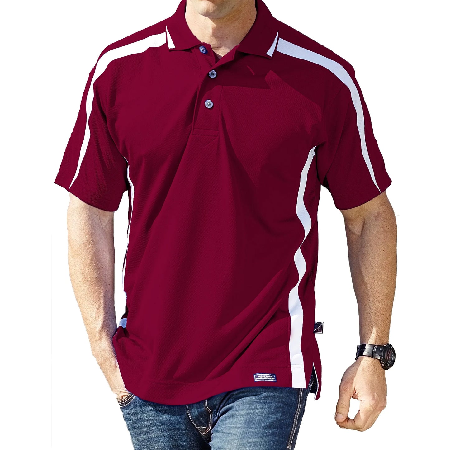Pro Celebrity Men's American Patriot Polo Shirt
