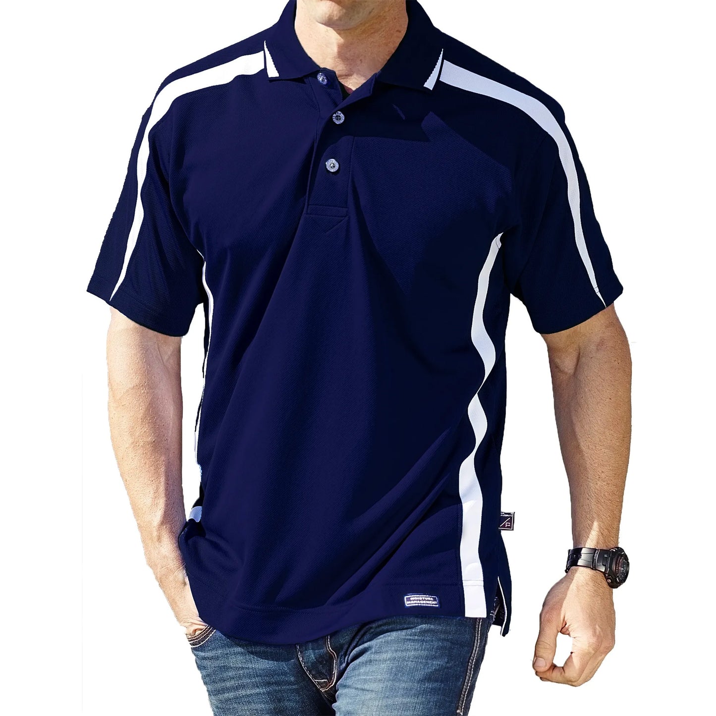 Pro Celebrity Men's American Patriot Polo Shirt