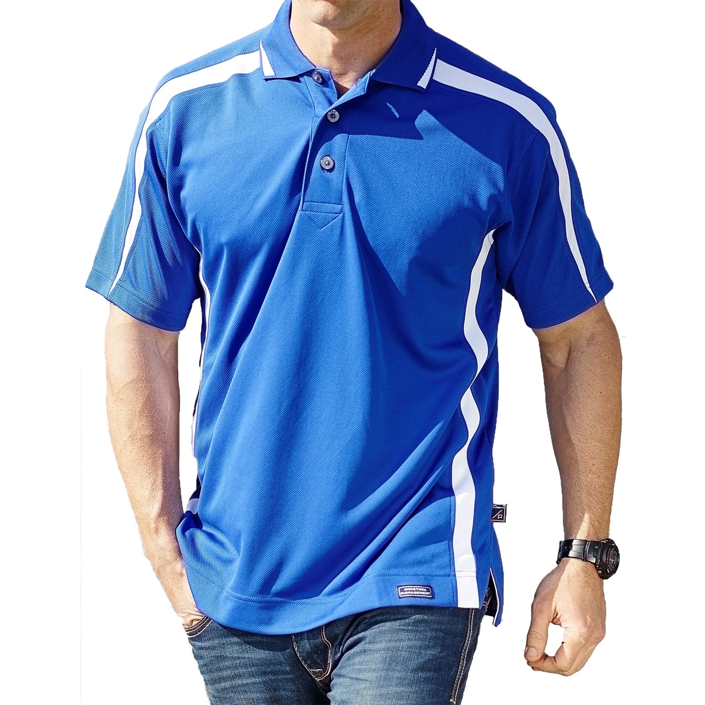 Pro Celebrity Men's American Patriot Polo Shirt