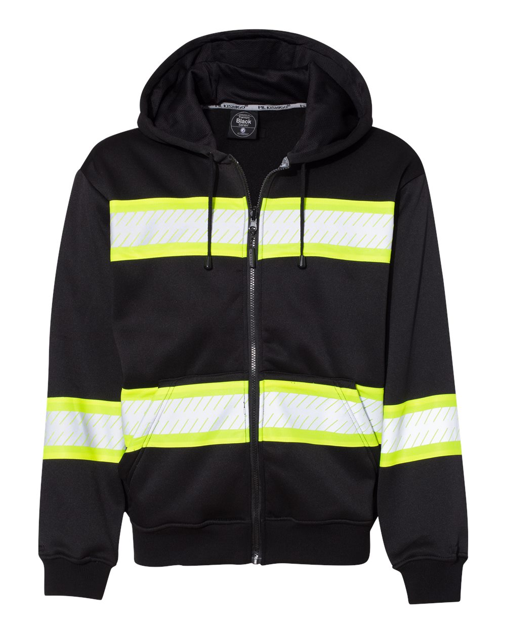 Kishigo EV Series® Enhanced Visibility Full-Zip Hooded Sweatshirt