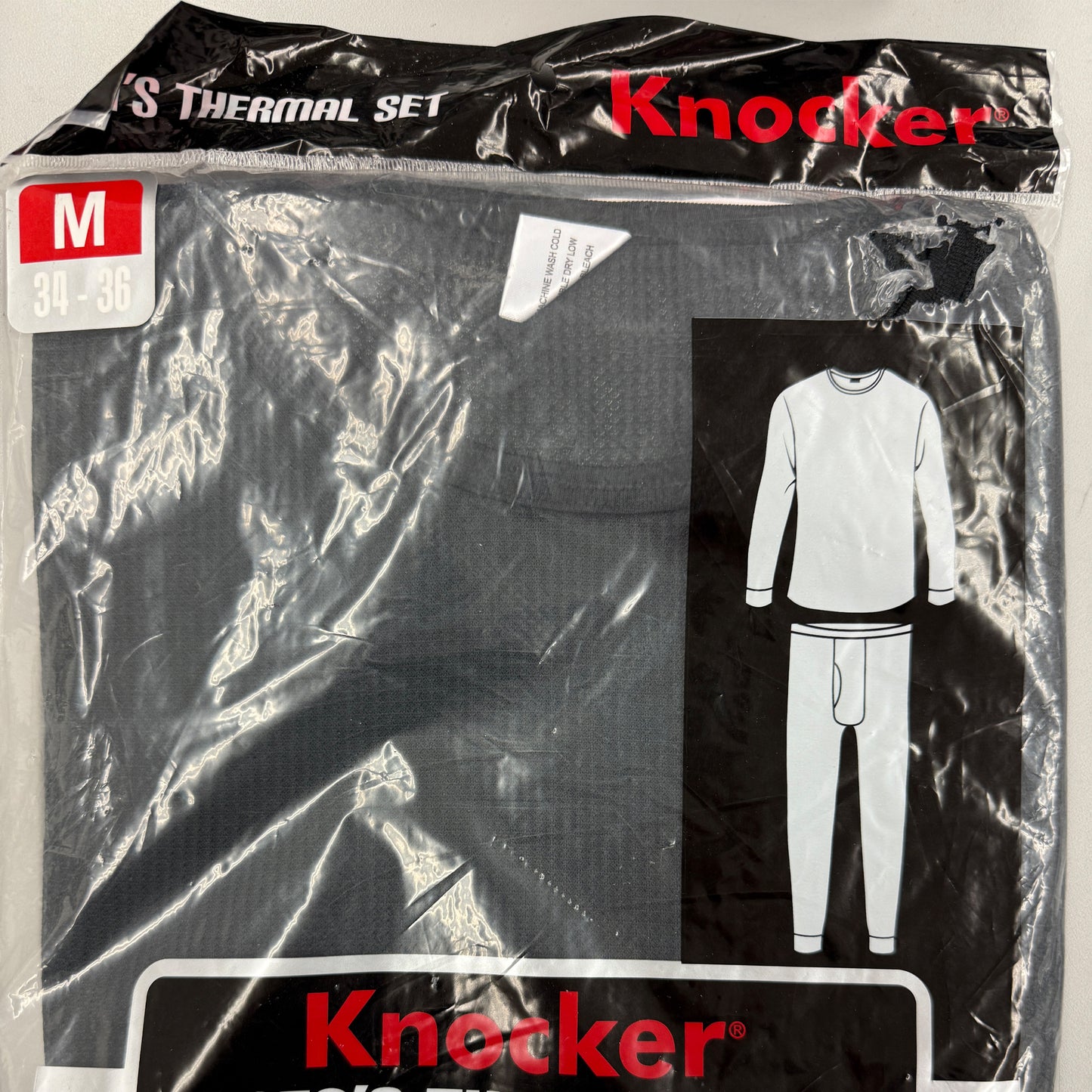 Knocker Men's Thermal Wear Set, Clearance