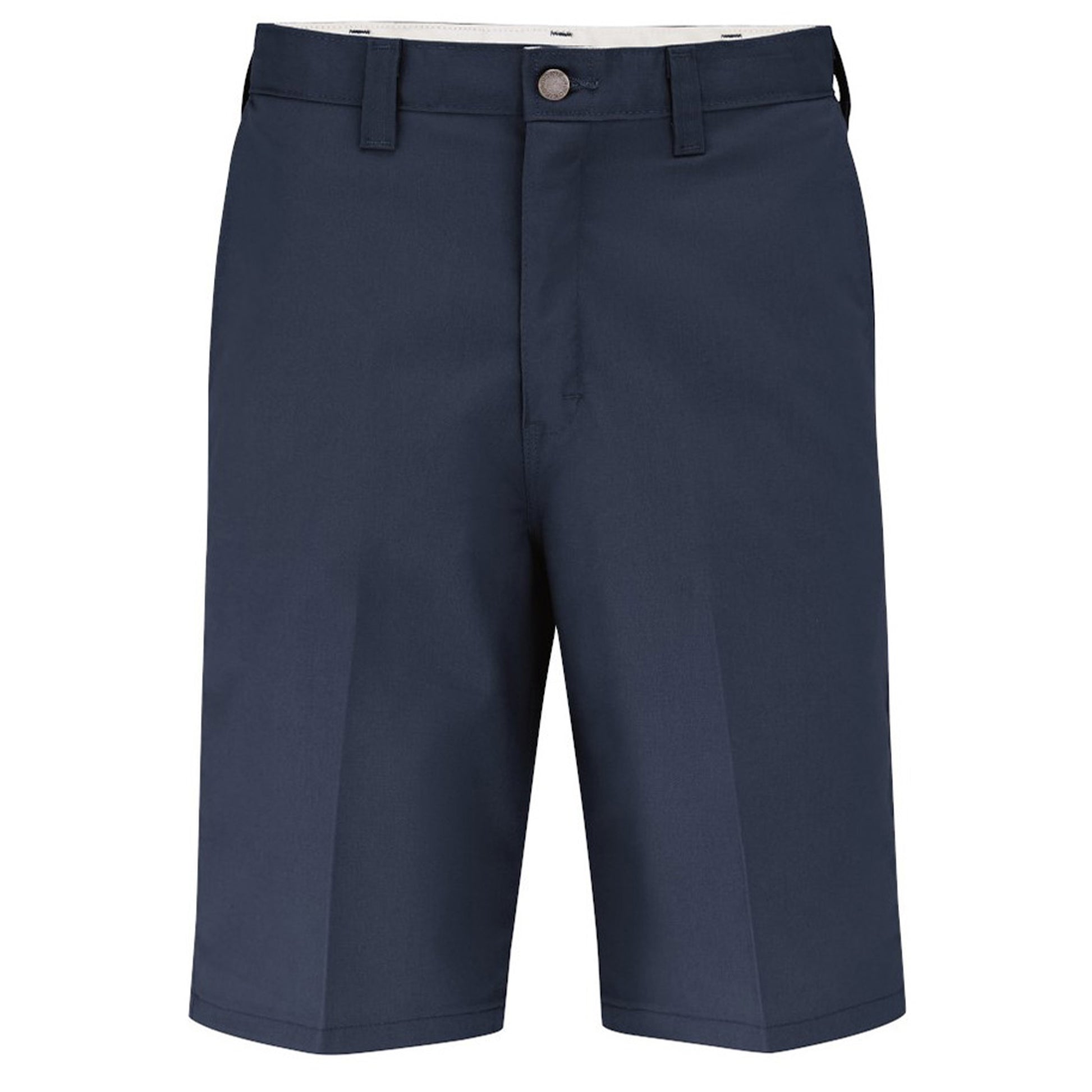 Dickies 13" Relaxed Fit Flat Front Work Shorts, Navy Blue, 29W, Clearance - Basics Clothing Store