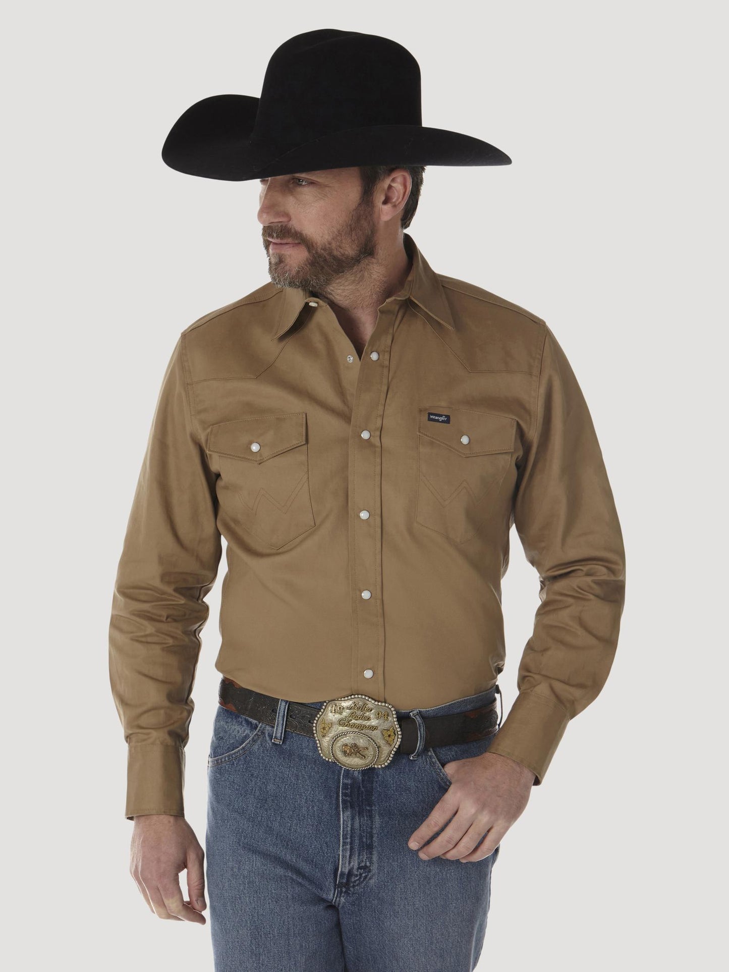 Wrangler® Men's Authentic Cowboy Cut® Work Shirt - Rawhide - MS71519