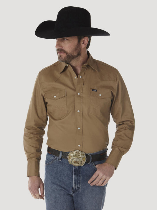 Wrangler® Men's Authentic Cowboy Cut® Work Shirt - Rawhide - MS71519