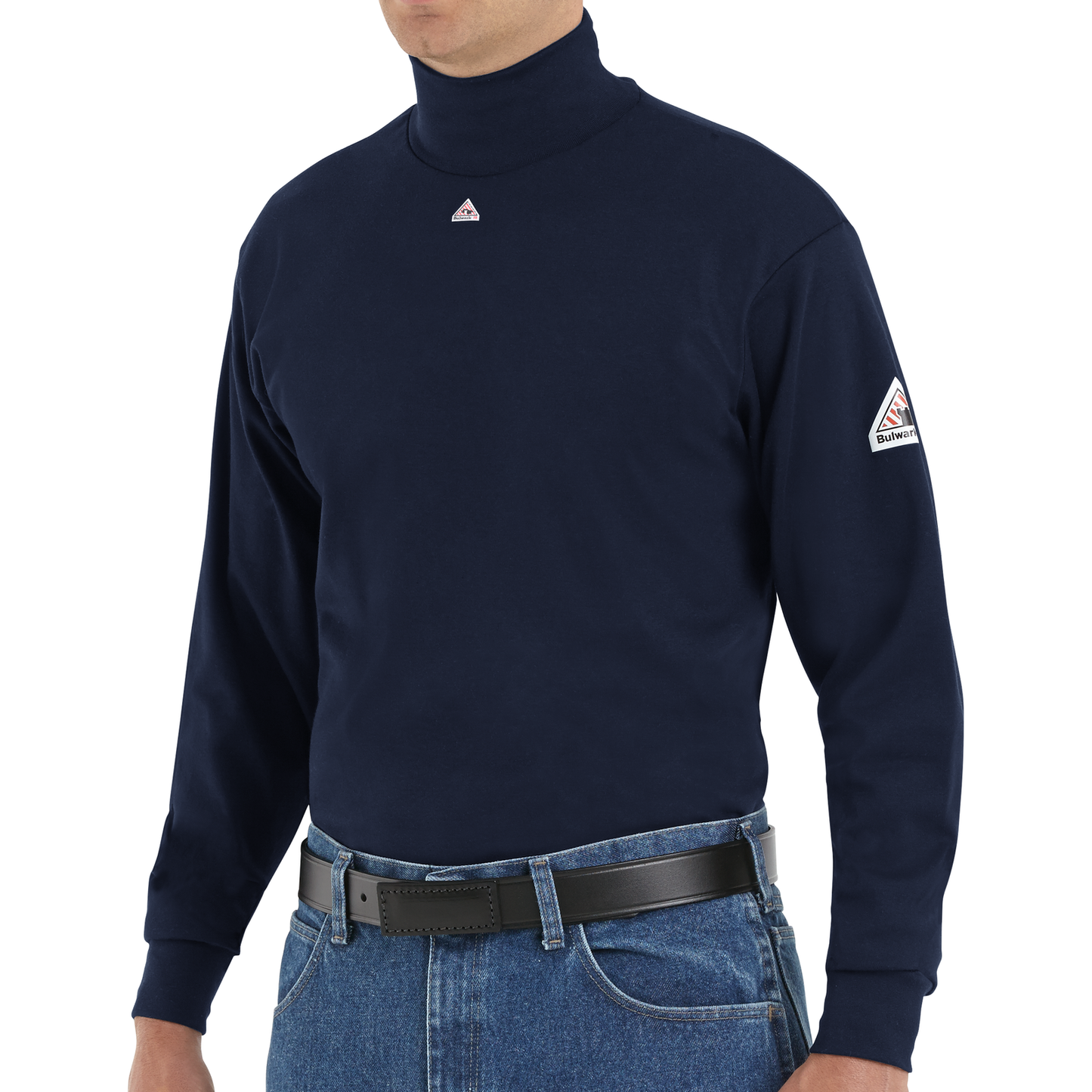 Bulwark Men's Tagless Mock Turtleneck - SEK2