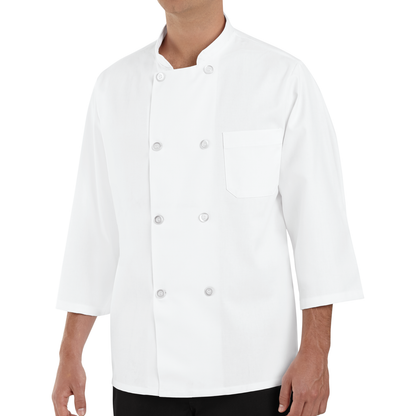 Red Kap ¾ Sleeve Chef Coat