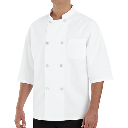 Red Kap ½ Sleeve Chef Coat