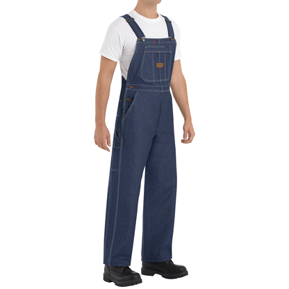 Red Kap Men's Denim Bib Overall -Denim