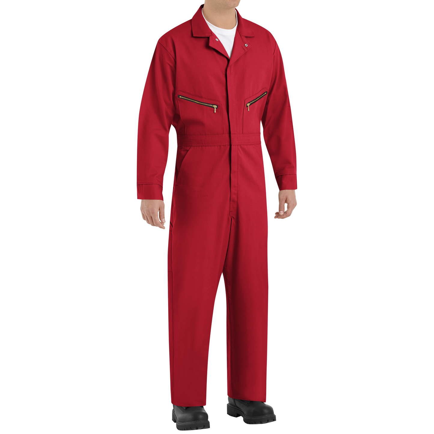 Red Kap Zip-Front Cotton Coverall