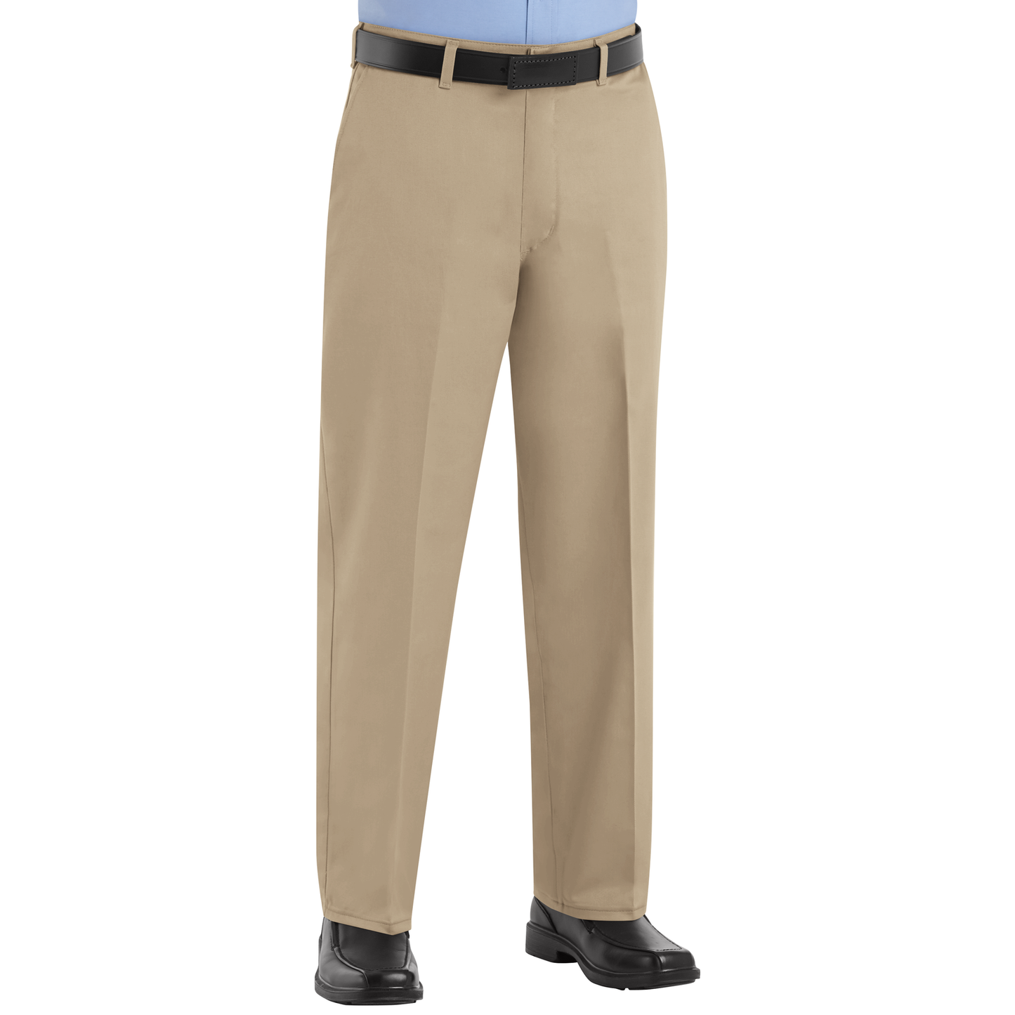 Red Kap Men's Plain Front Cotton Pant-Khaki