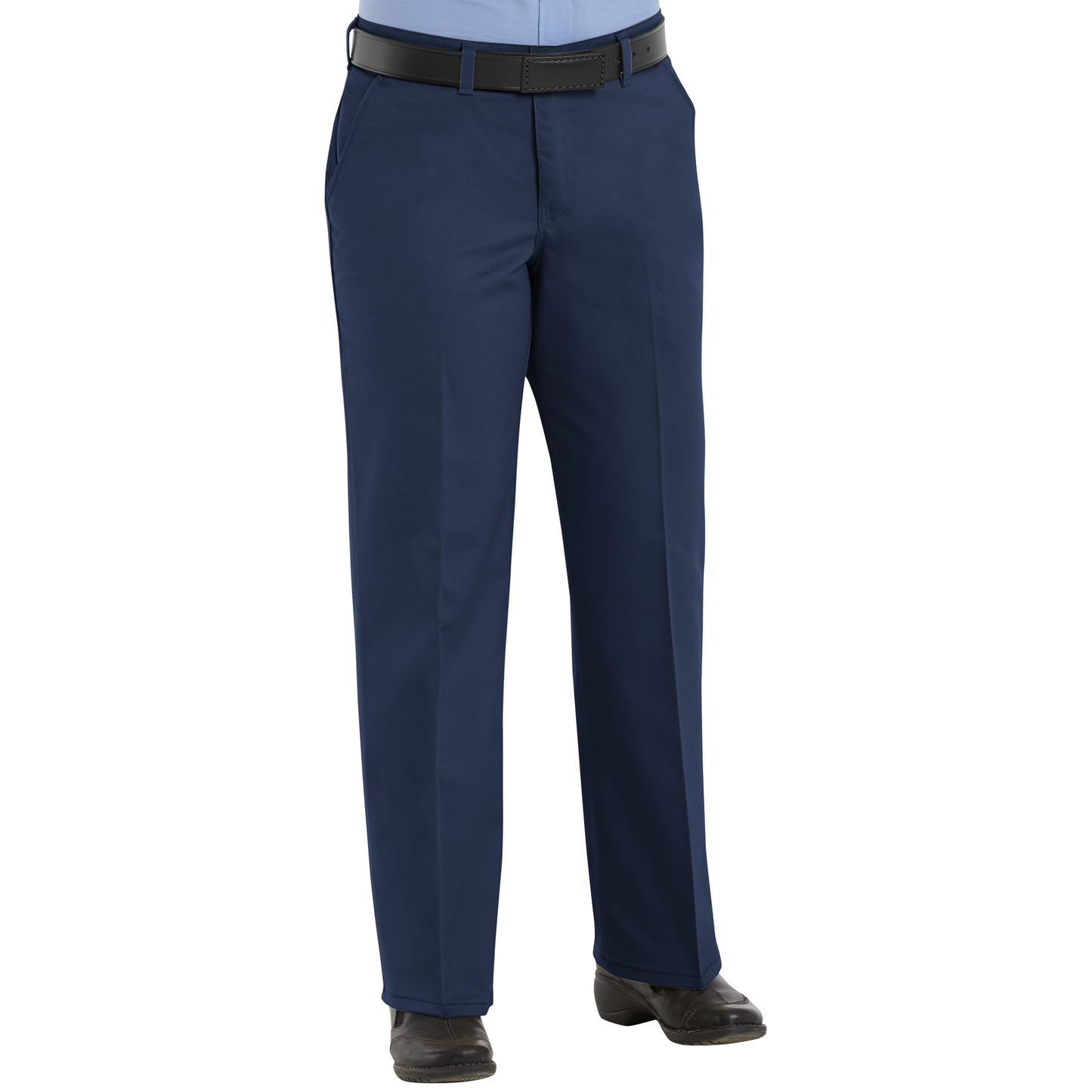 Red Kap Women's Plain Front Cotton Pant -Navy