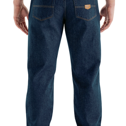 Red Kap Men's Relaxed Fit Jean-Prewashed Indigo