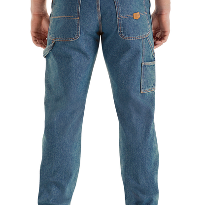 Red Kap Men's Loose Fit Dungaree-Stonewash