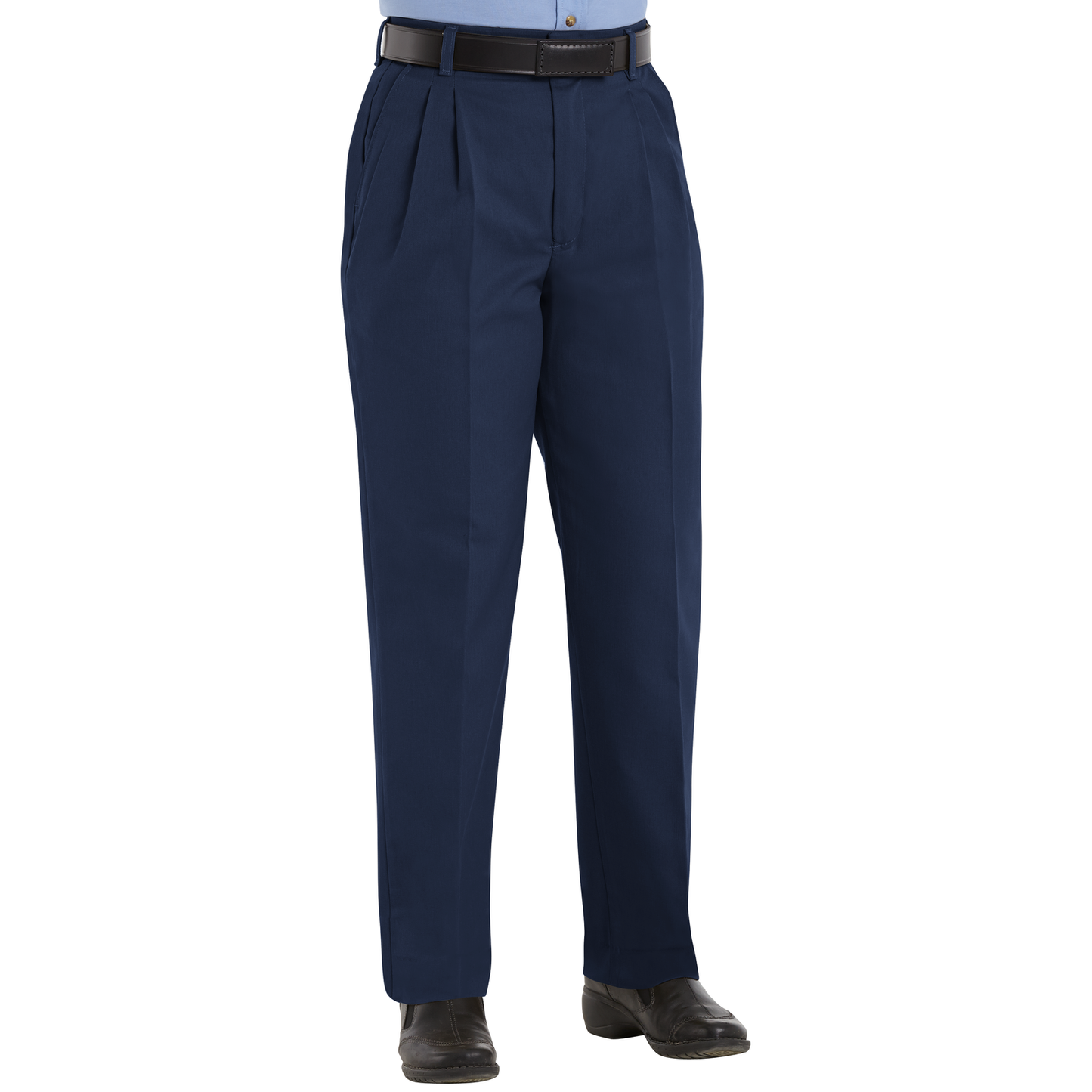 Red Kap Women's Pleated Twill Slacks -Navy