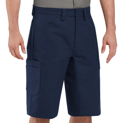 Red Kap Men's Performance Shop Shorts-Navy