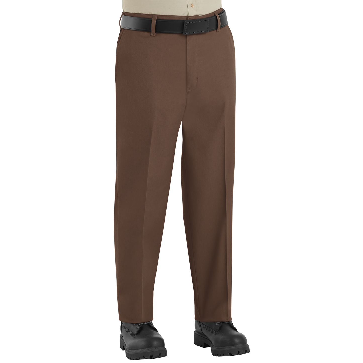 Red Kap Men's Elastic Insert Work Pant-Brown