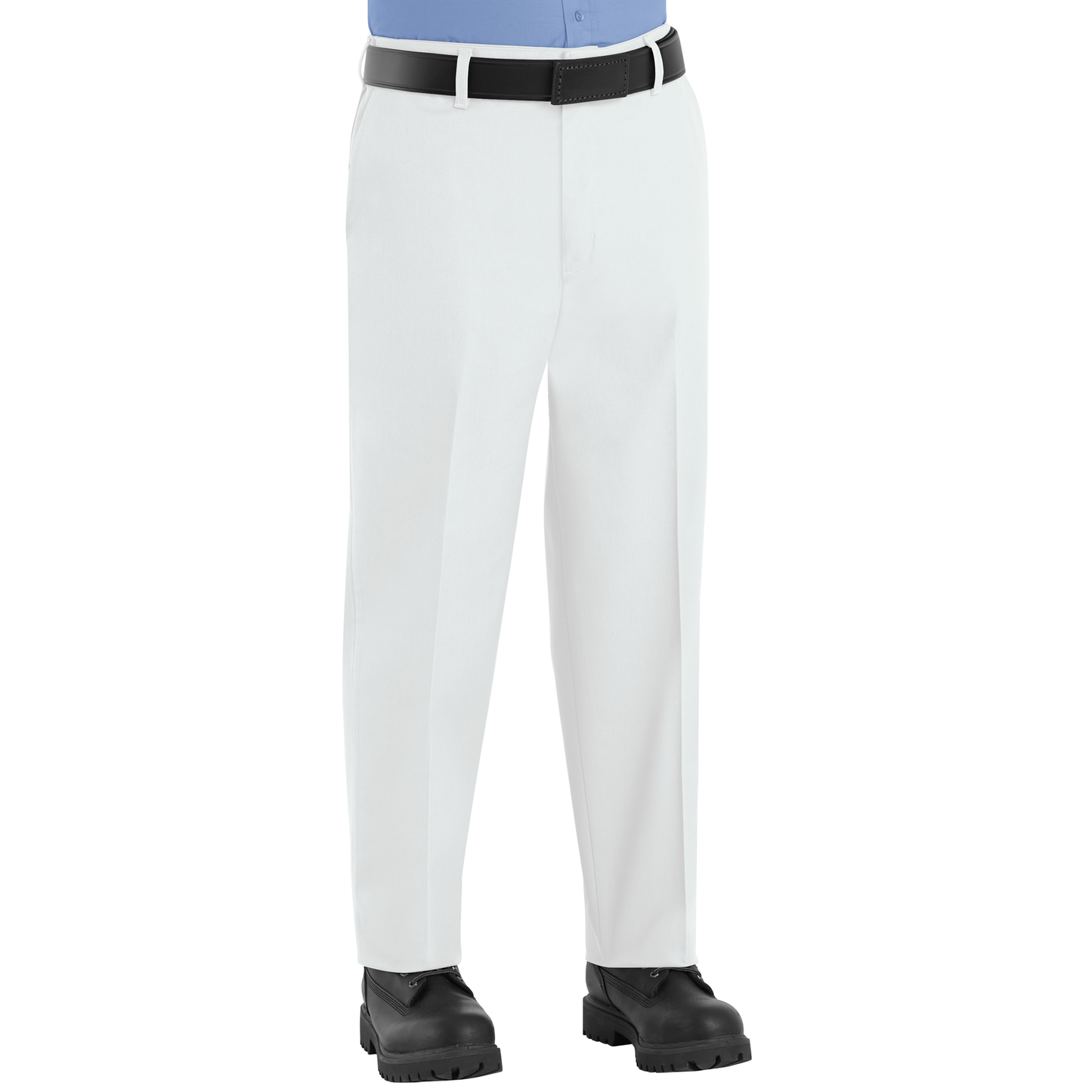 Red Kap Men's Elastic Insert Work Pant-White