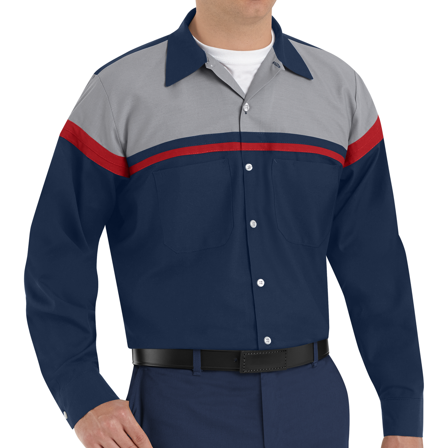 Red Kap  Men's Long Sleeve Performance Tech Shirt