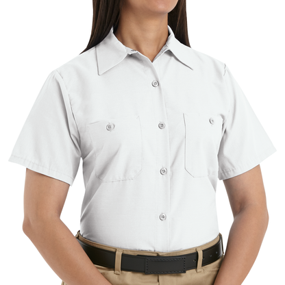 Red Kap Women's Short Sleeve Industrial Work Shirt