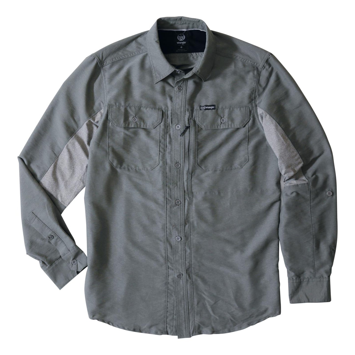 Wrangler ATG™ Men's Mix Material Shirt - Turbulence