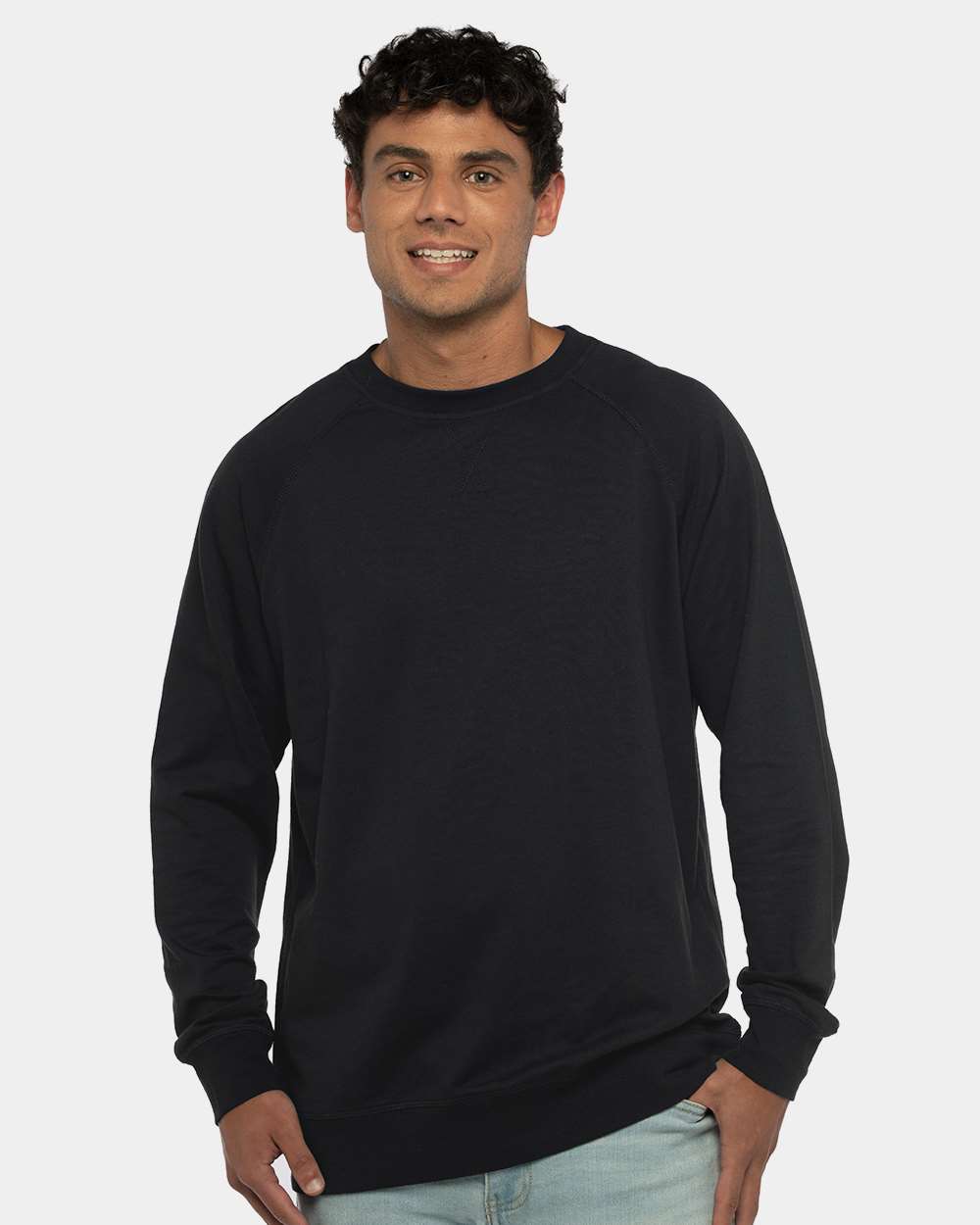 Next Level Laguna Raglan Crewneck Sweatshirt