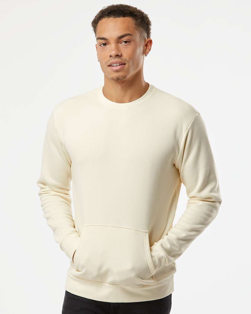 Next Level Santa Cruz Pocket Crewneck Sweatshirt