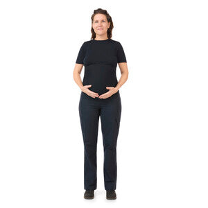 Bulwark® Women's FR Maternity Work Pant  - Navy - PLM3NV