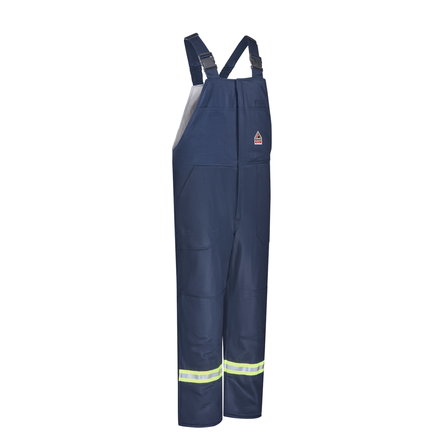 Bulwark Men's Midweight Excel FR Deluxe Insulated Bib Overall with Reflective Trim - BLCT