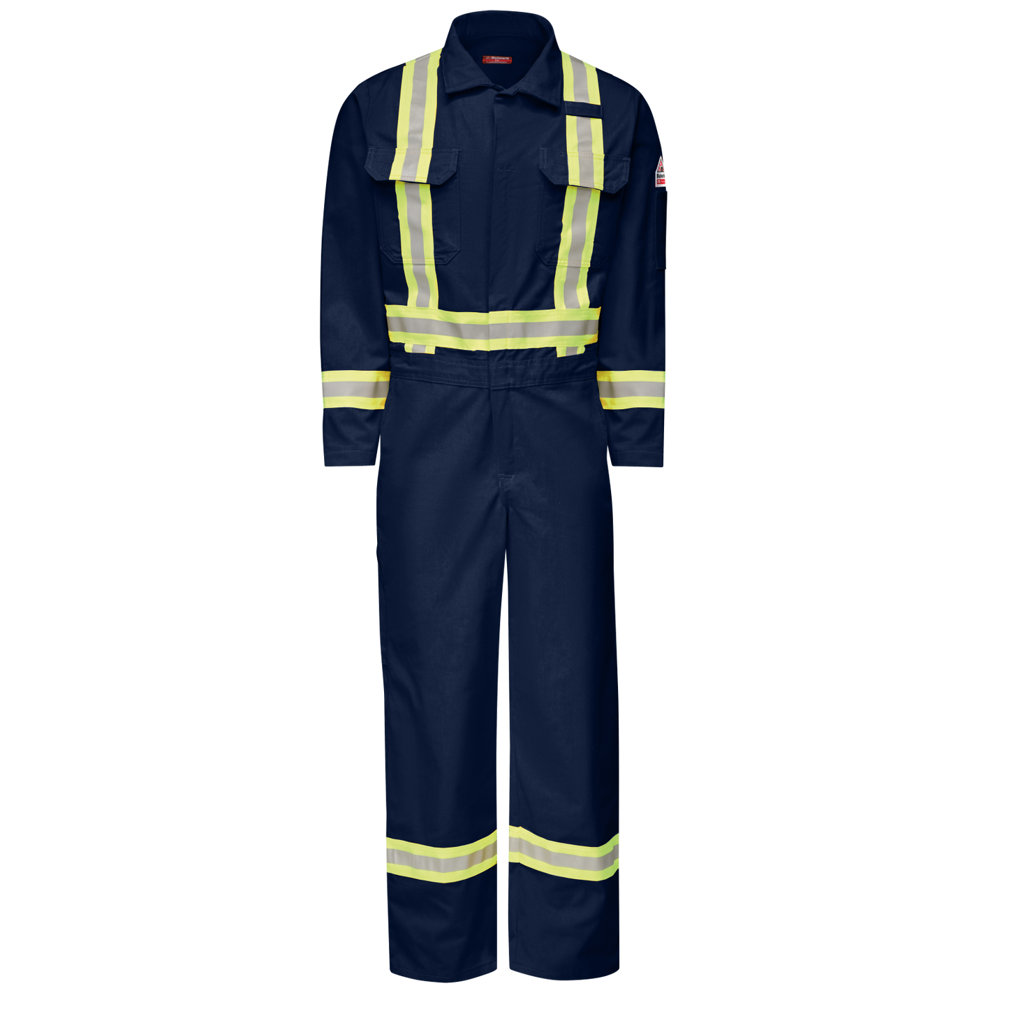 Bulwark Men's Premium Coverall - CSA Compliant Reflective Trim - CLBC