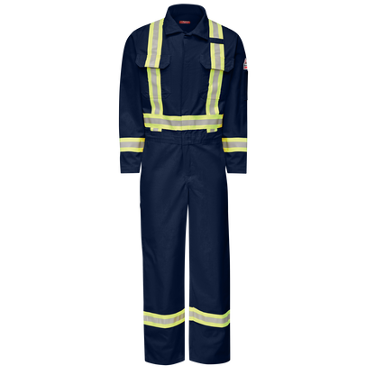 Bulwark Men's Premium Coverall - CSA Compliant Reflective Trim - CLBC