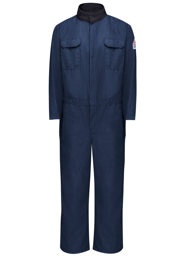 Bulwark 男式阻燃/防化学飞溅连体服 - 宝蓝色