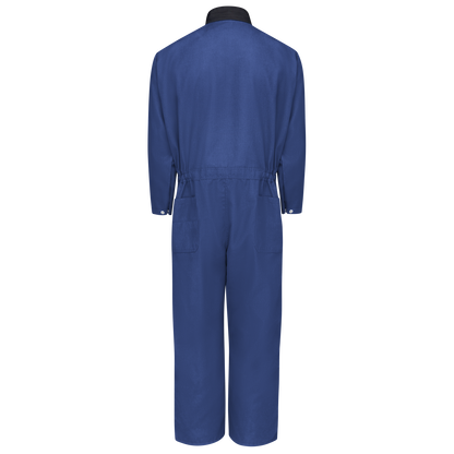 Bulwark Men's Flame-Resistant / Chemical Splash Protection Coverall - Royal Blue