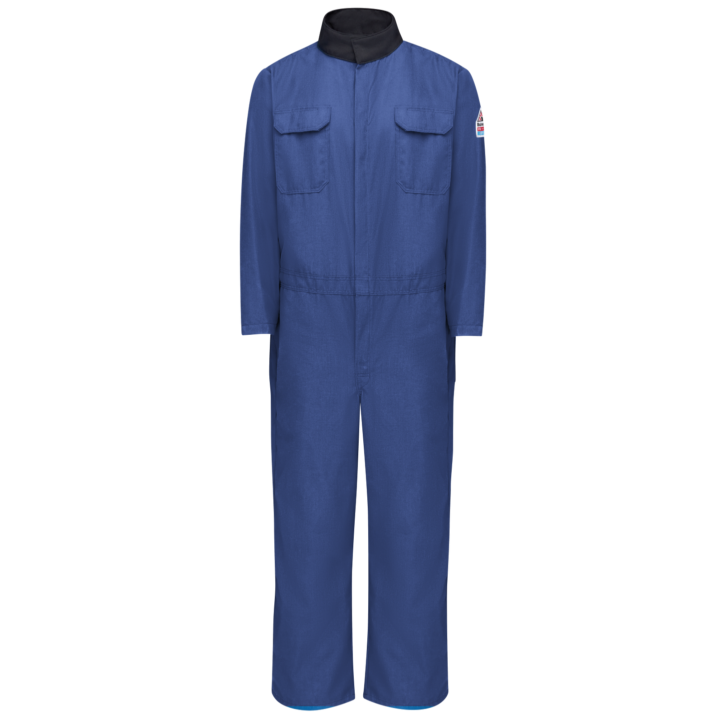 Bulwark Men's Flame-Resistant / Chemical Splash Protection Coverall - Royal Blue