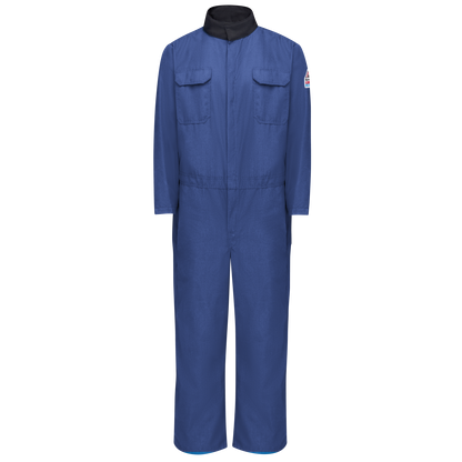 Bulwark Men's Flame-Resistant / Chemical Splash Protection Coverall - Royal Blue