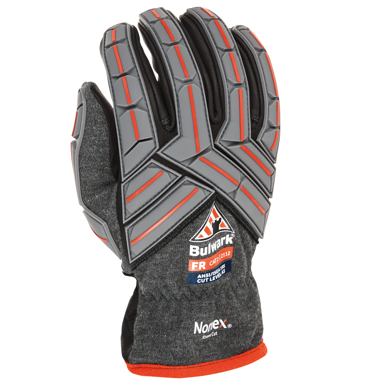 Bulwark iQ Series FR LEATHER W/ IMPACT SAFETY GLOVE Advantage Shield 2 ...