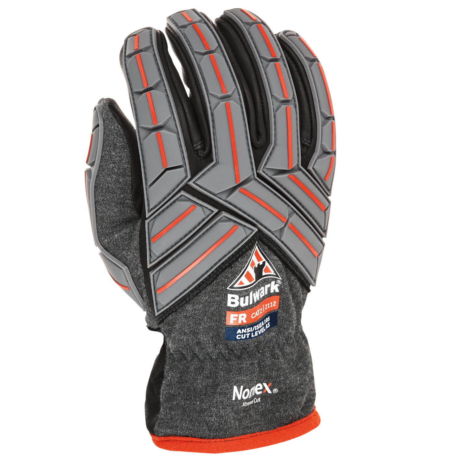 Bulwark iQ Series FR LEATHER W/ IMPACT SAFETY GLOVE Advantage Shield 200-GS200C - Basics Clothing Store