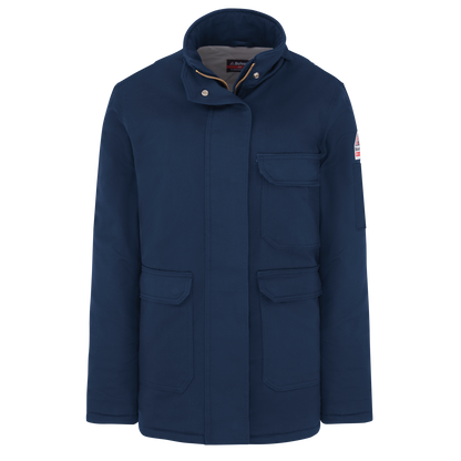 Bulwark  Women's Heavyweight Excel FR® ComforTouch® Insulated Deluxe Parka-Navy