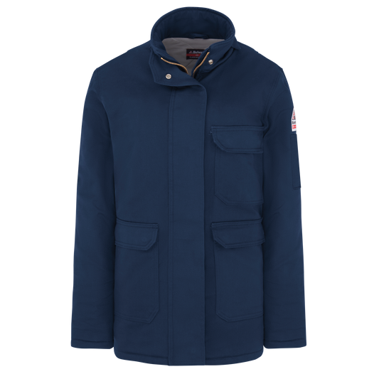 Bulwark  Women's Heavyweight Excel FR® ComforTouch® Insulated Deluxe Parka-Navy