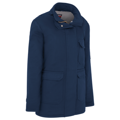 Bulwark  Women's Heavyweight Excel FR® ComforTouch® Insulated Deluxe Parka-Navy