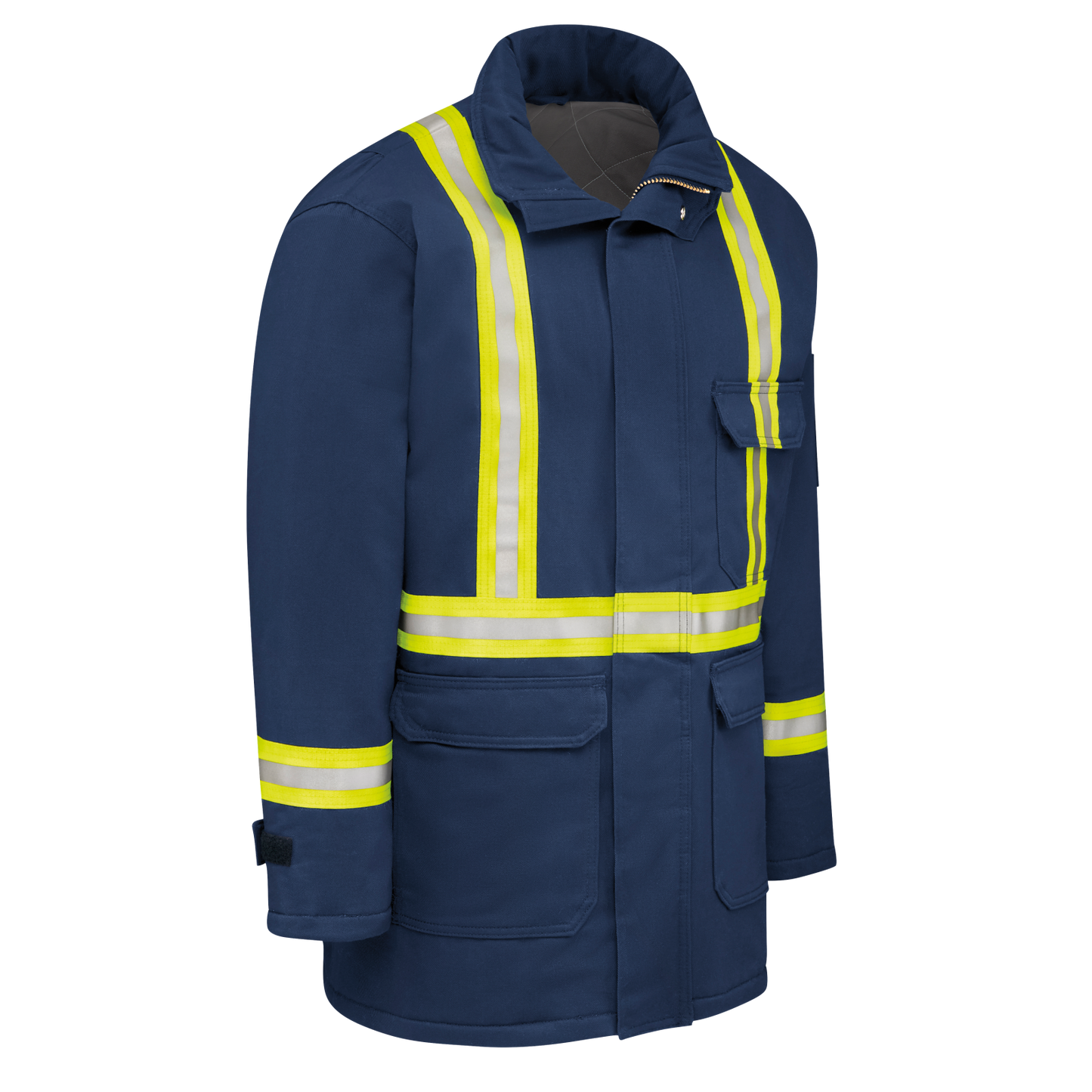 Bulwark Men's Heavyweight EXCEL FR® ComforTouch® Parka with CSA Compliant Reflective Striping - JLPC