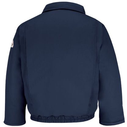 Bulwark® Men's Heavyweight FR Insulated Bomber Jacket - JLR8 - Color : Grey - Navy