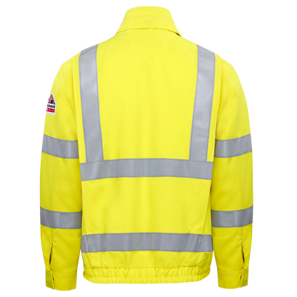 Bulwark Hi-Visibility Lined Bomber Jacket - JMJ6HV