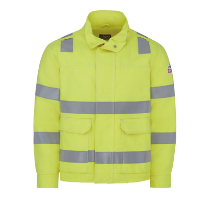 Bulwark Hi-Visibility Lined Bomber Jacket - JMJ6HV