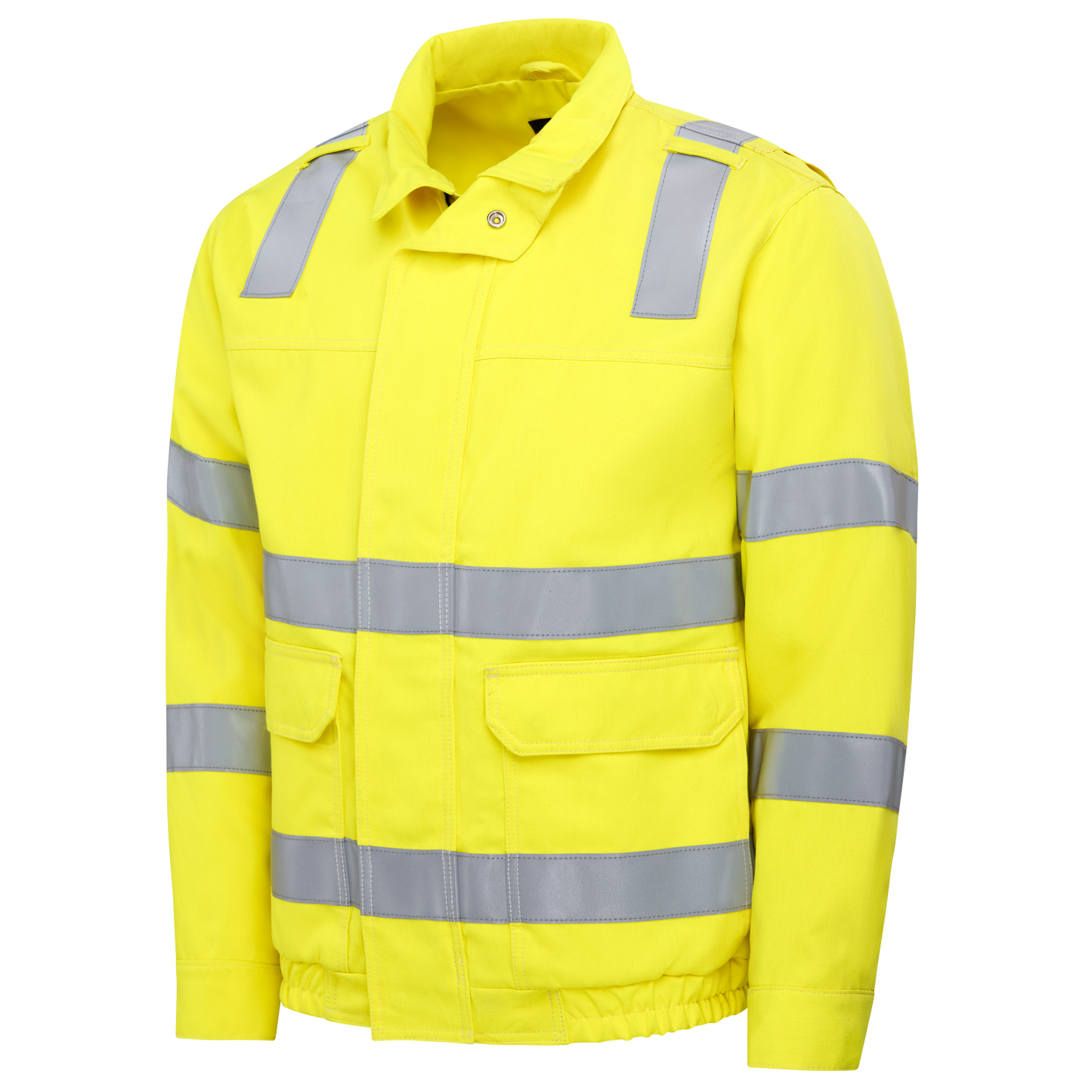 Bulwark Hi-Visibility Lined Bomber Jacket - JMJ6HV