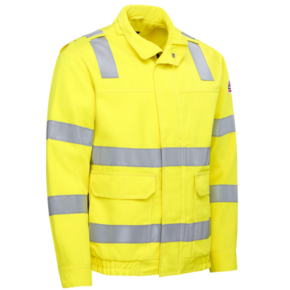 Bulwark Hi-Visibility Lined Bomber Jacket - JMJ6HV