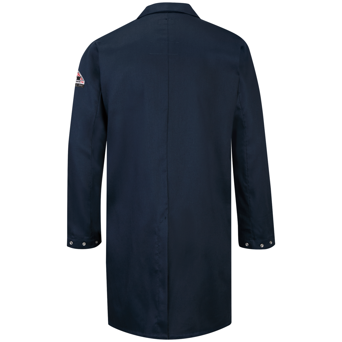 Bulwark Men's Concealed Snap Front Lab Coat - KLL6